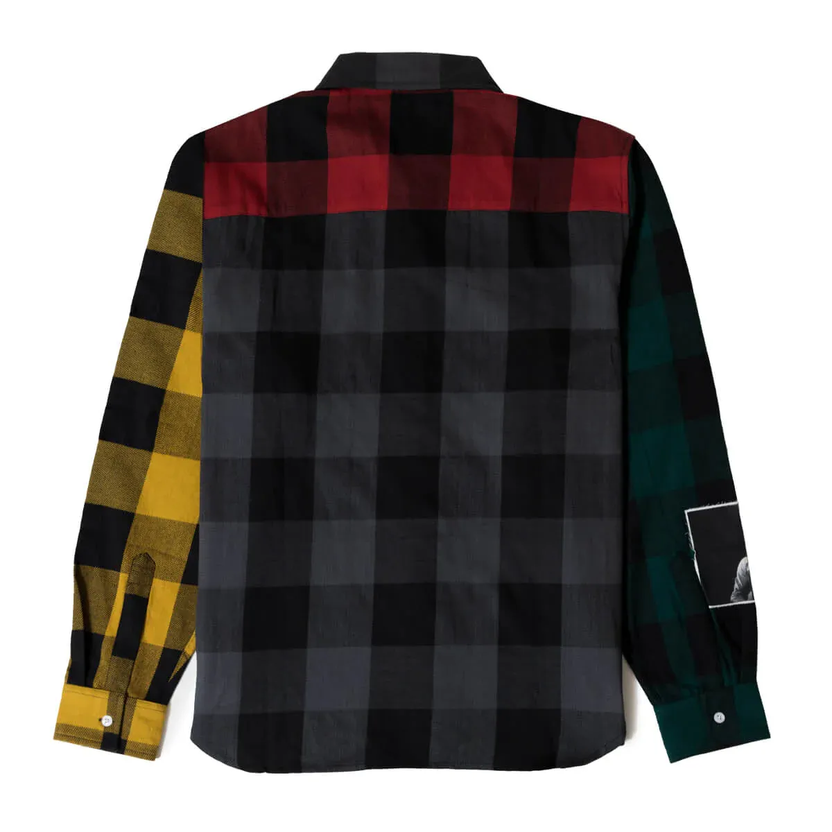 Primitive x Bob Marley Patchwork Flannel