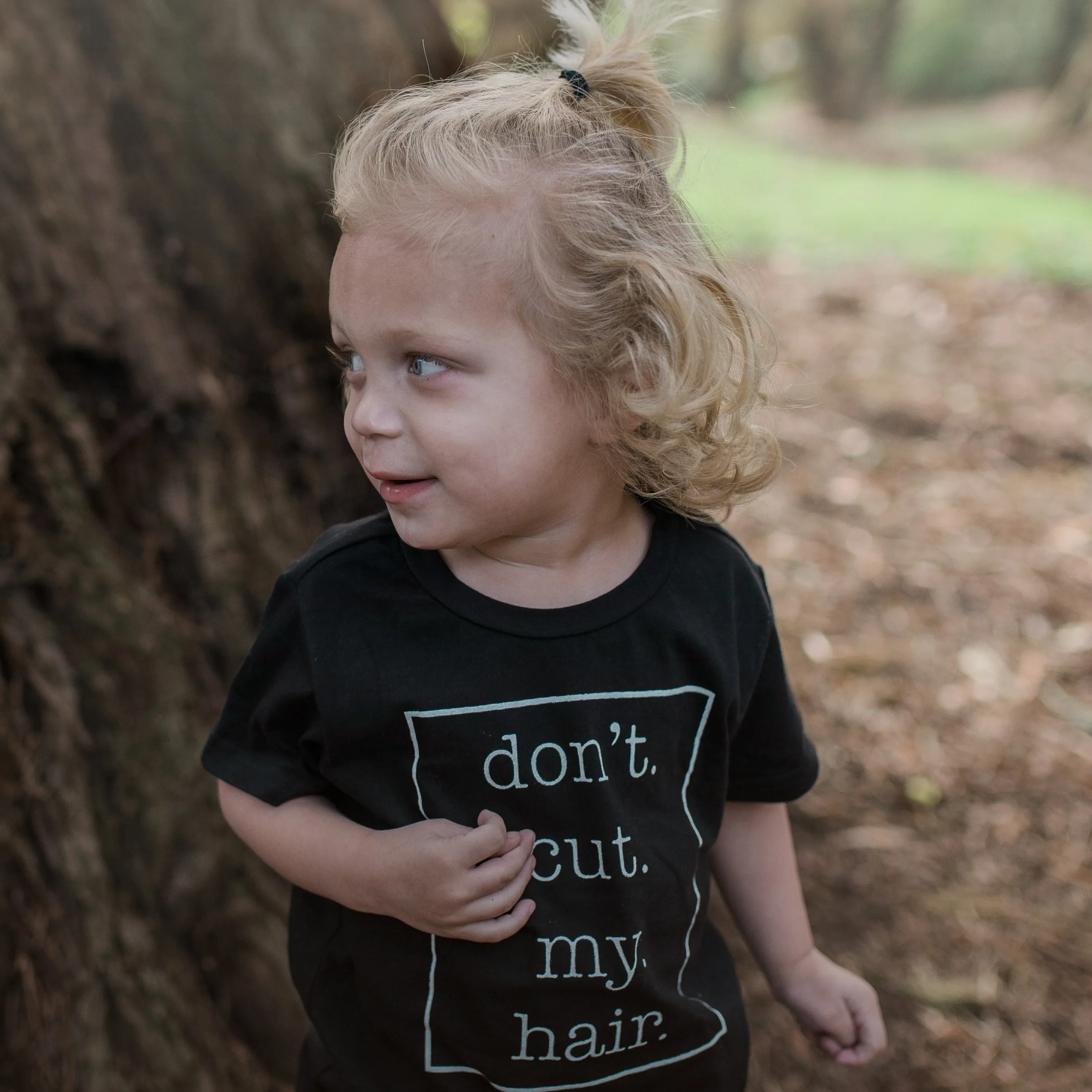 "Don't Cut My Hair" short sleeve tee