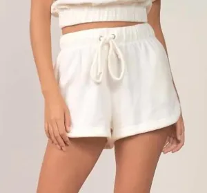 "terri" Short In White