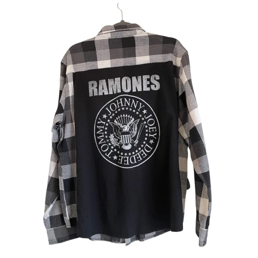 Ramones Flannel (Grey)