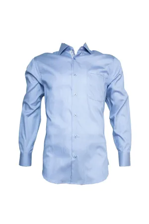 Rossini Powder Blue  Fine LS Shirt