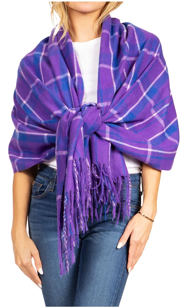 Sakkas Martinna Women's Winter Warm Super Soft and Light Pattern Shawl Scarf Wrap