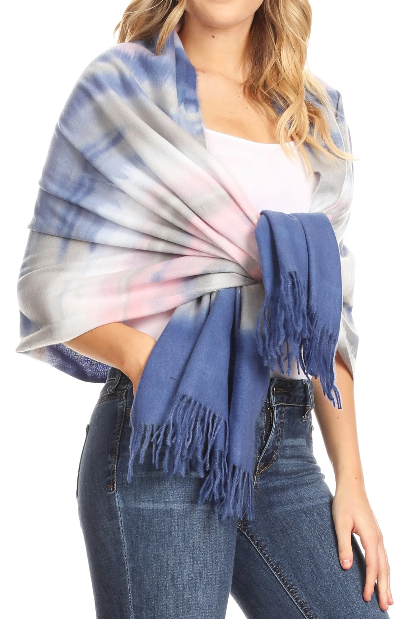 Sakkas Martinna Women's Winter Warm Super Soft and Light Pattern Shawl Scarf Wrap