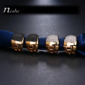 Unique Charm Two-Tone Textured Huggie Hoop Earrings - 2 Colors