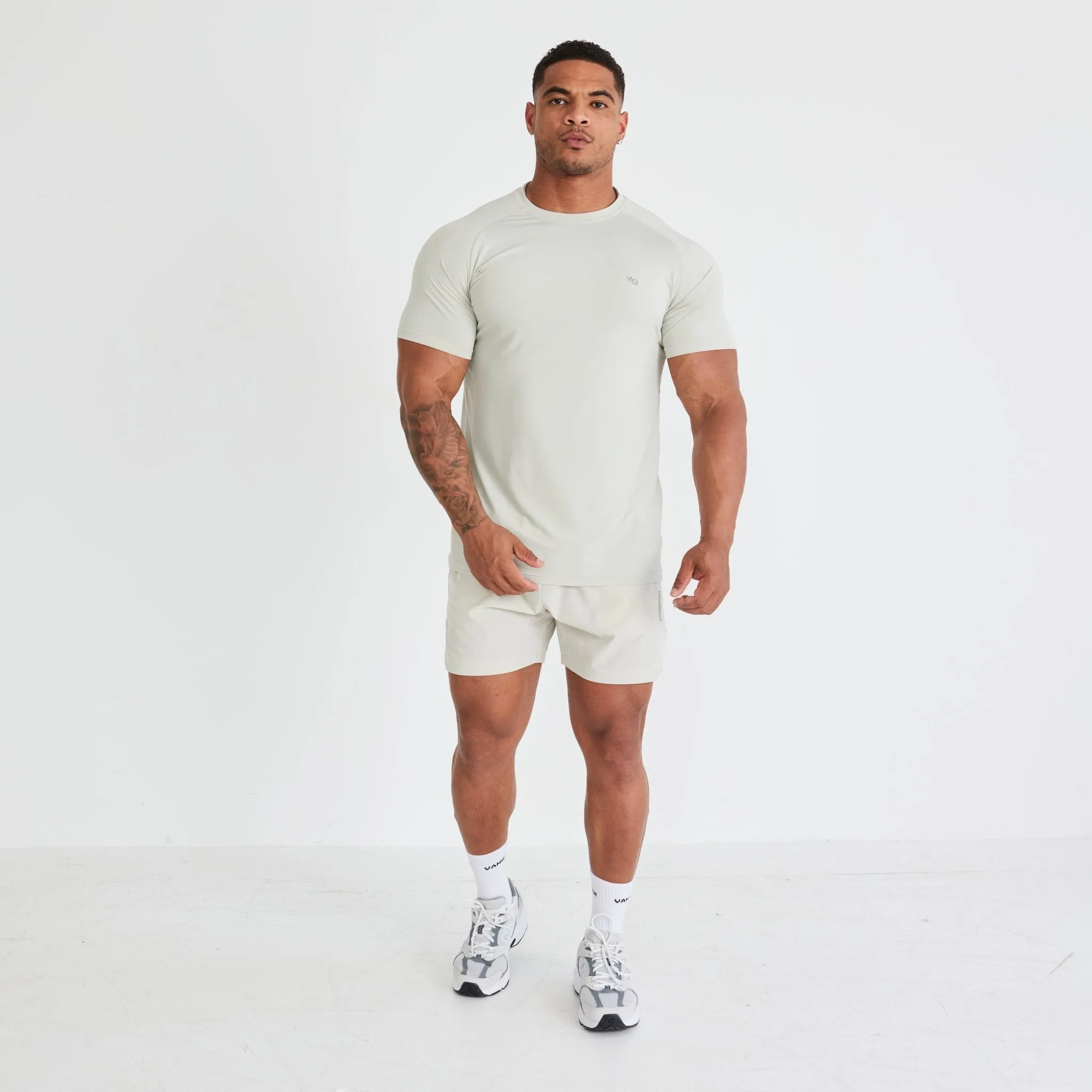 Vanquish Essential Stone Performance Short Sleeve T Shirt