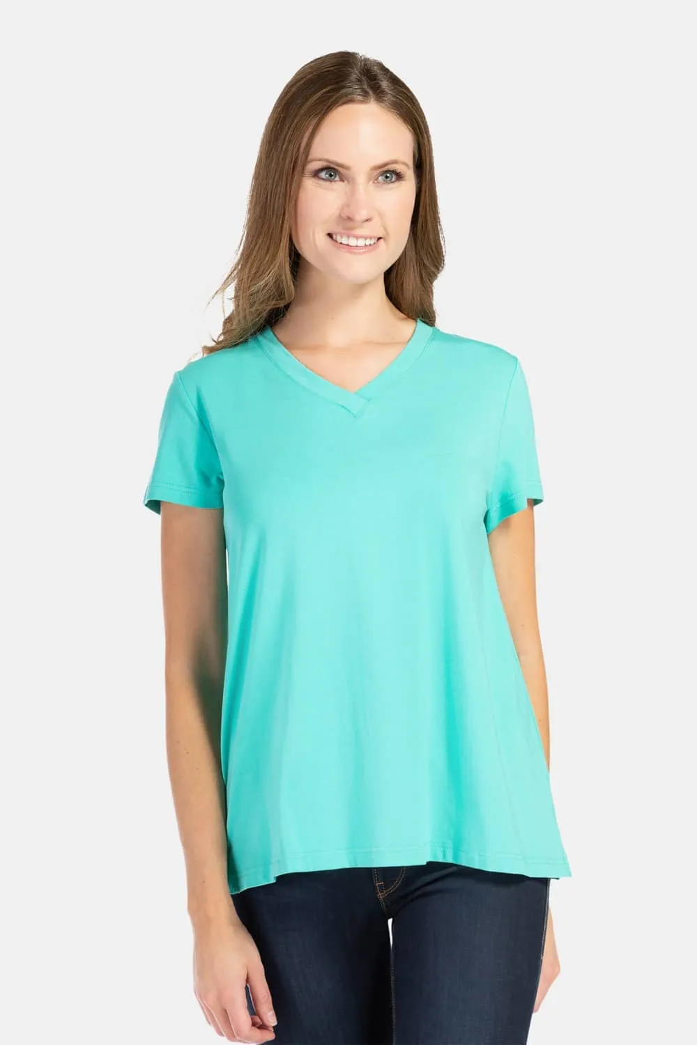 Women's Relaxed EcoFabric™ V-Neck Tee